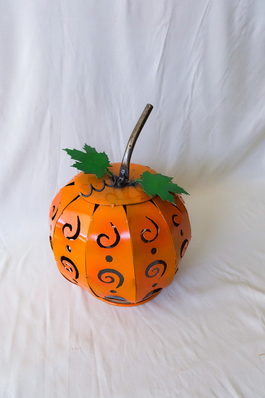 Metal Pumpkin Lantern