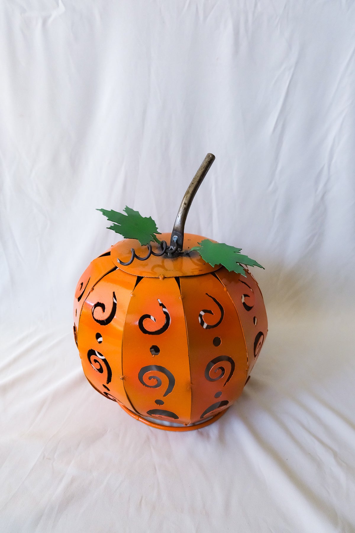 Metal Pumpkin Lantern