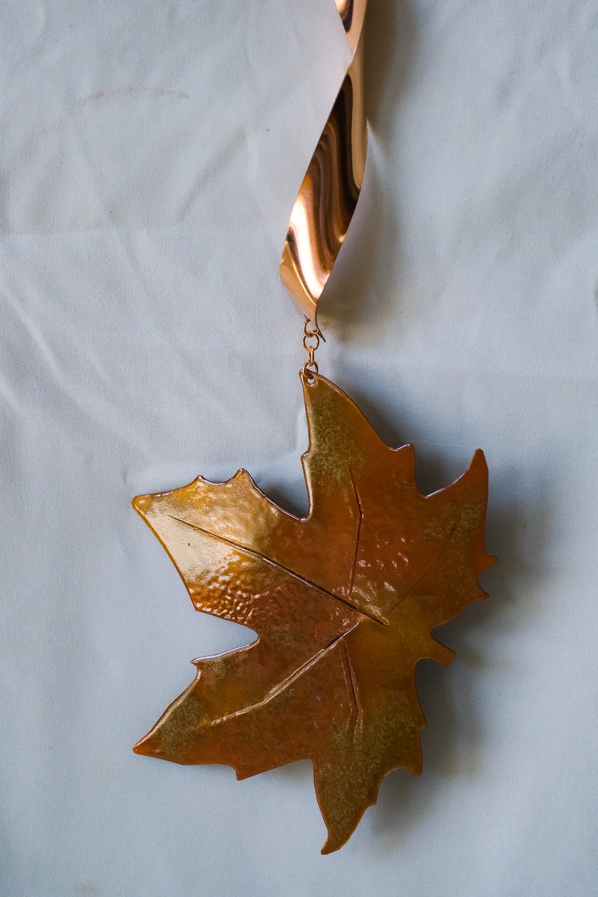 Copper Enamel Leaf Spinner