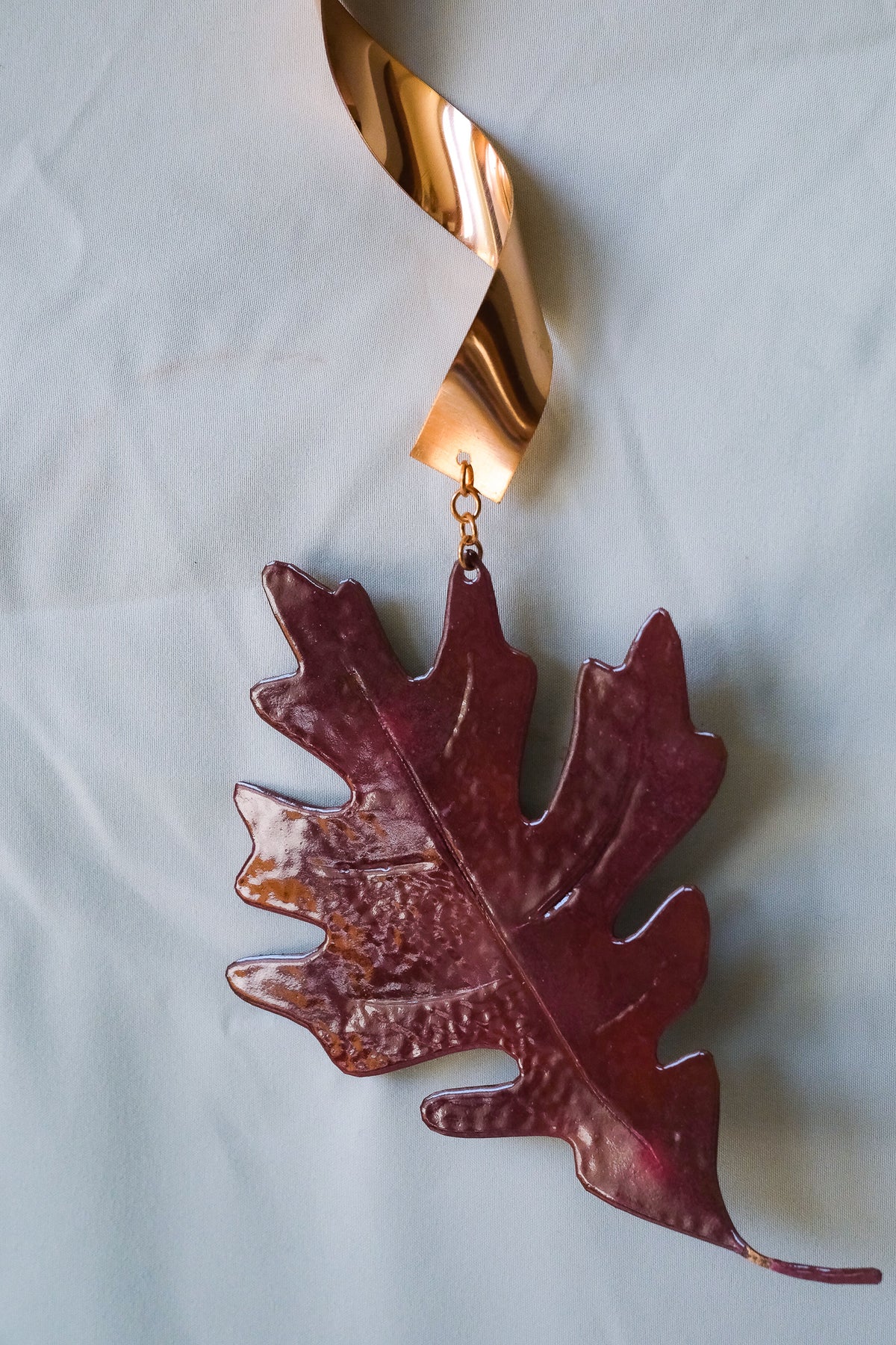 Copper Enamel Leaf Spinner