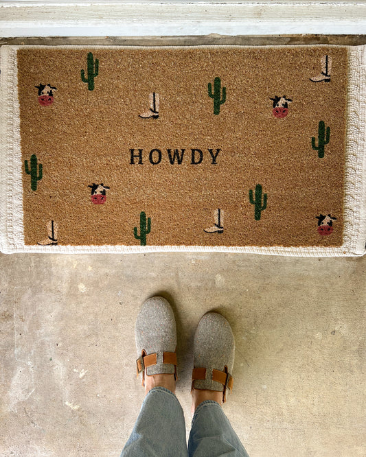 Howdy Doormat (PRE-ORDER)