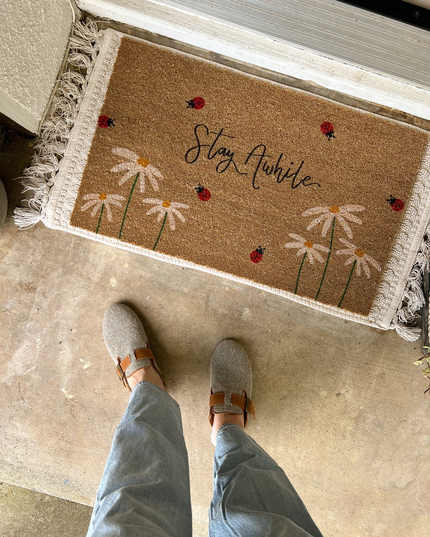 Stay Awhile Doormat (PRE-ORDER)