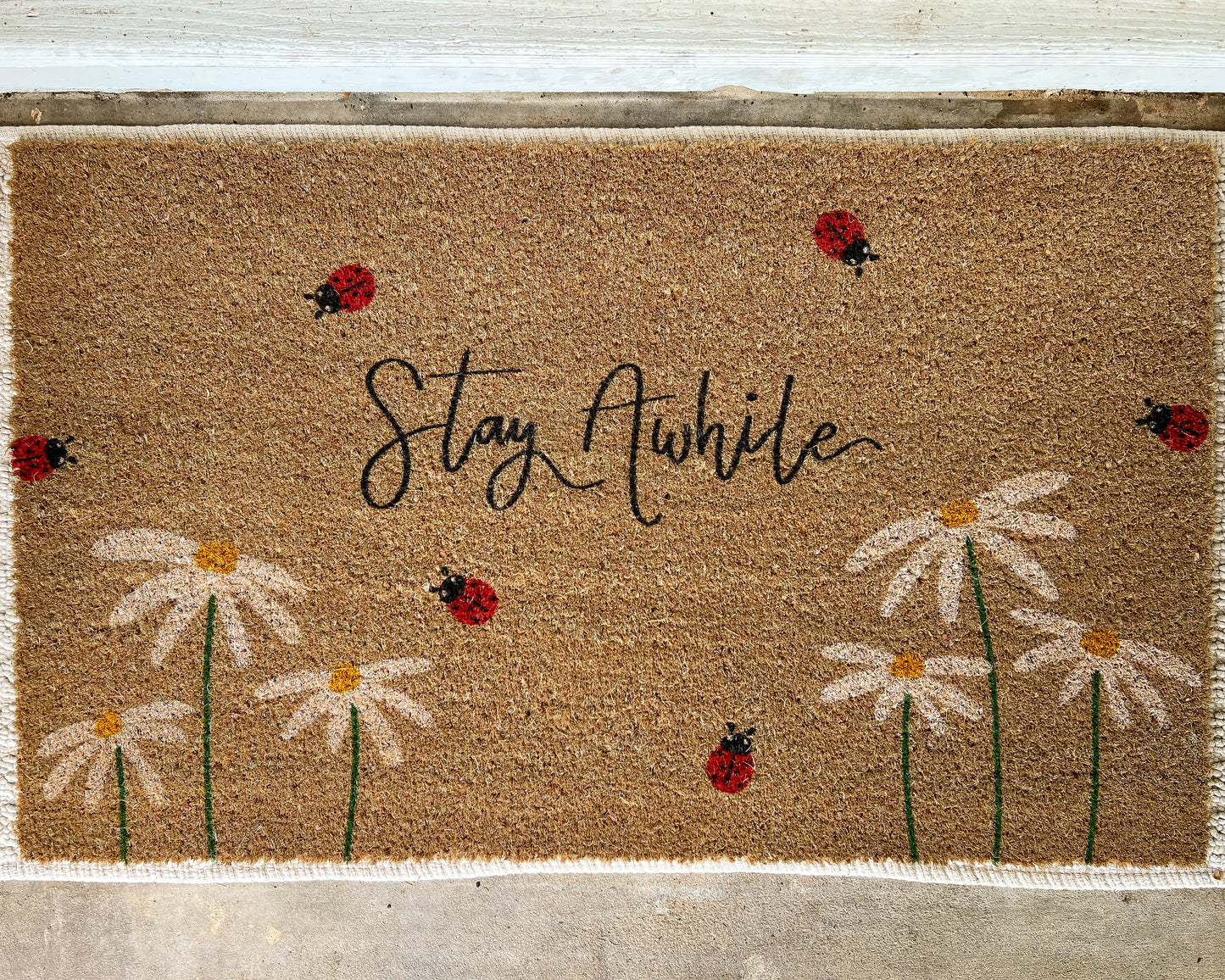 Stay Awhile Doormat (PRE-ORDER)