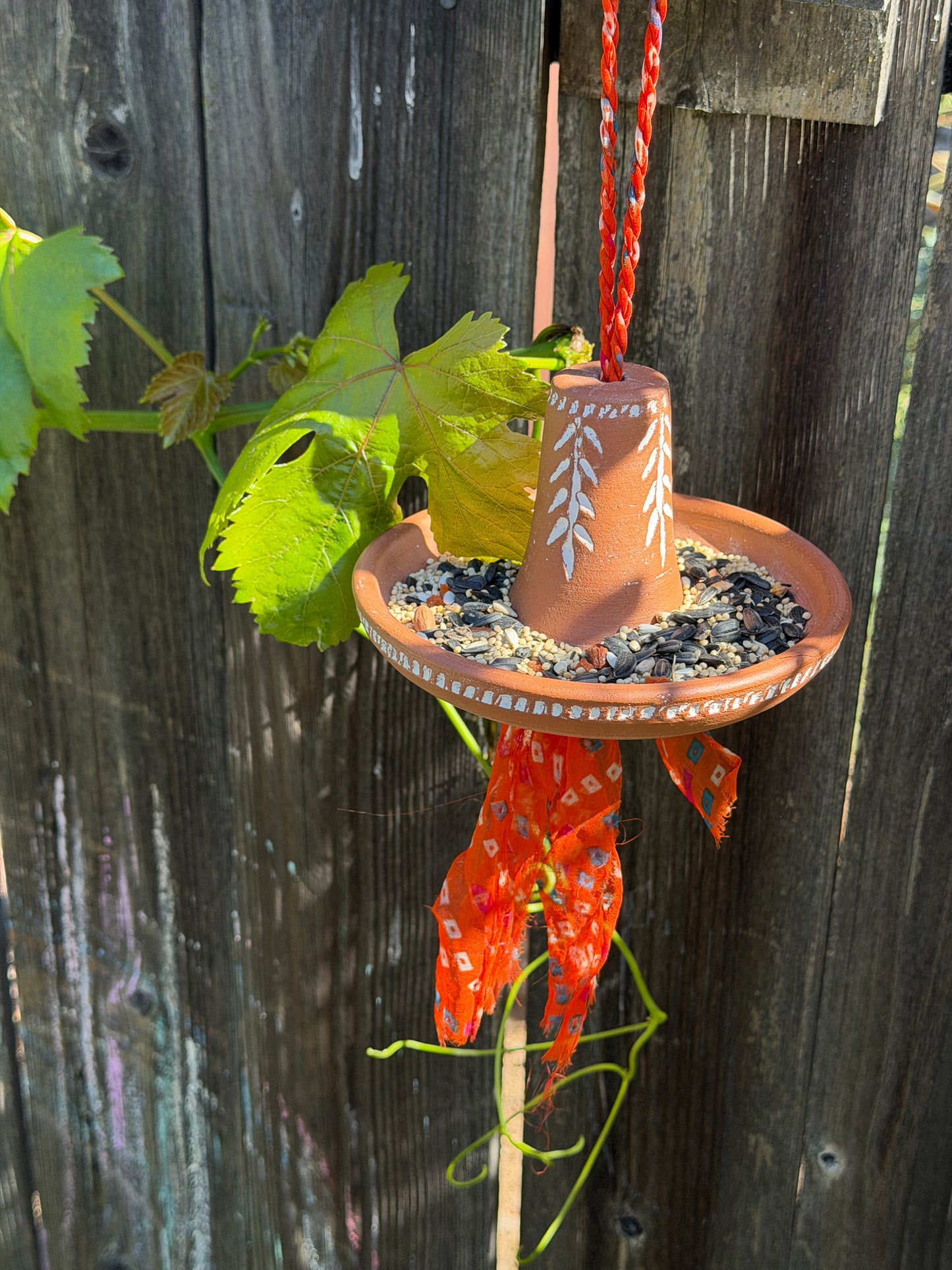 Terra Cotta Bird Feeder